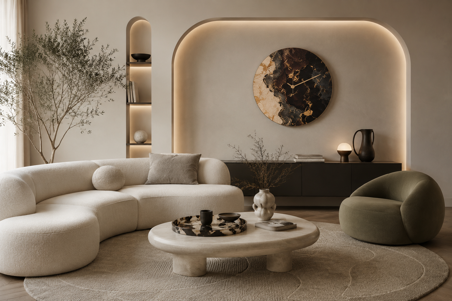 Why Modern Interiors Need More Curves and Less Straight Lines