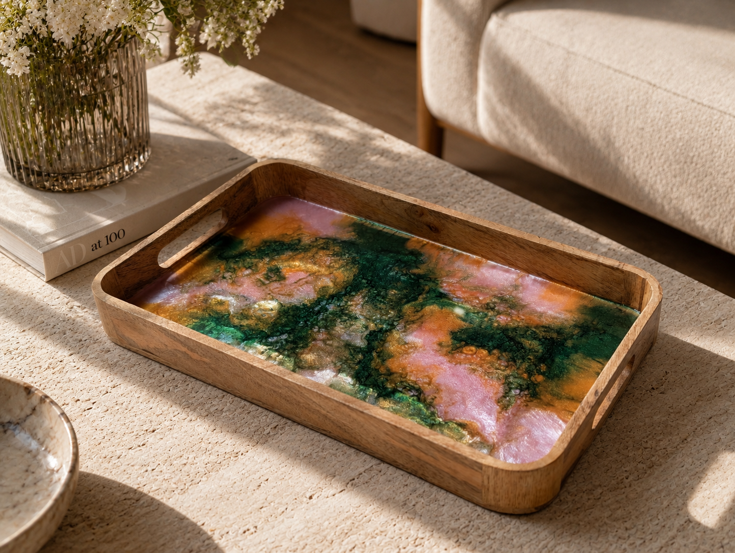 Biomorphic tray no. 07