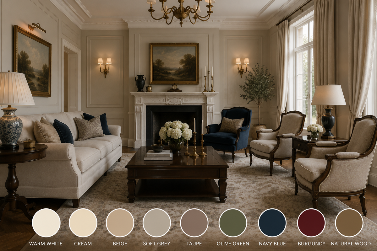 Classic Interior Design colors