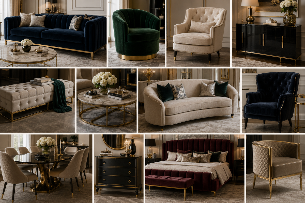 Glamour Interior Design furniture