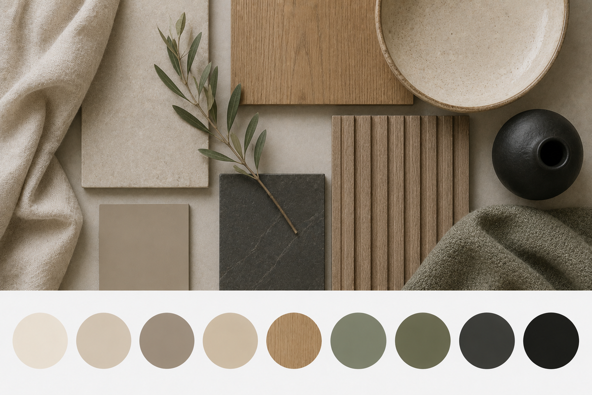 Japandi Interior Design Colors