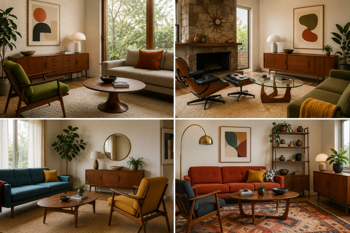 Mid-Century Modern Interior Design Furniture