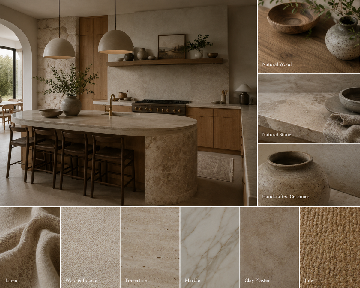 Organic Modern Interior Design furniture