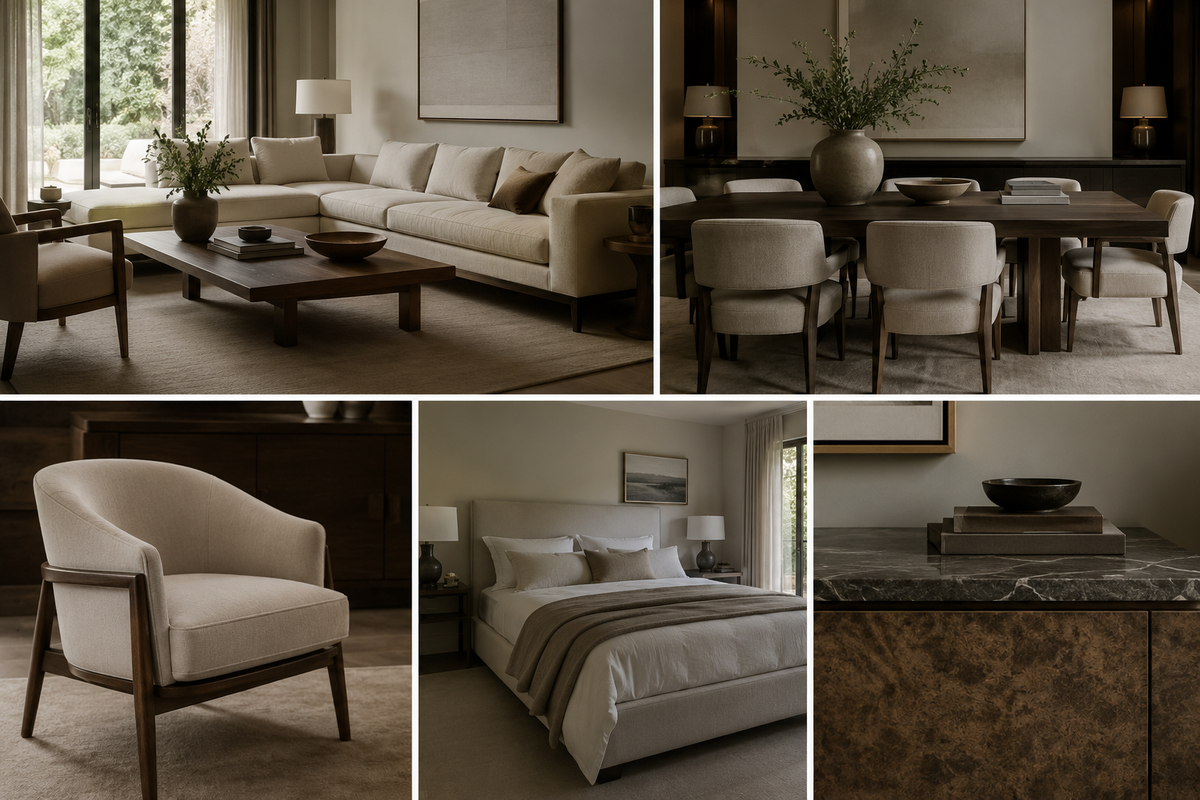 Quiet Luxury Interior Design furniture