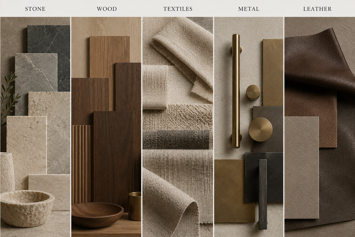 Quiet Luxury Interior Design materials
