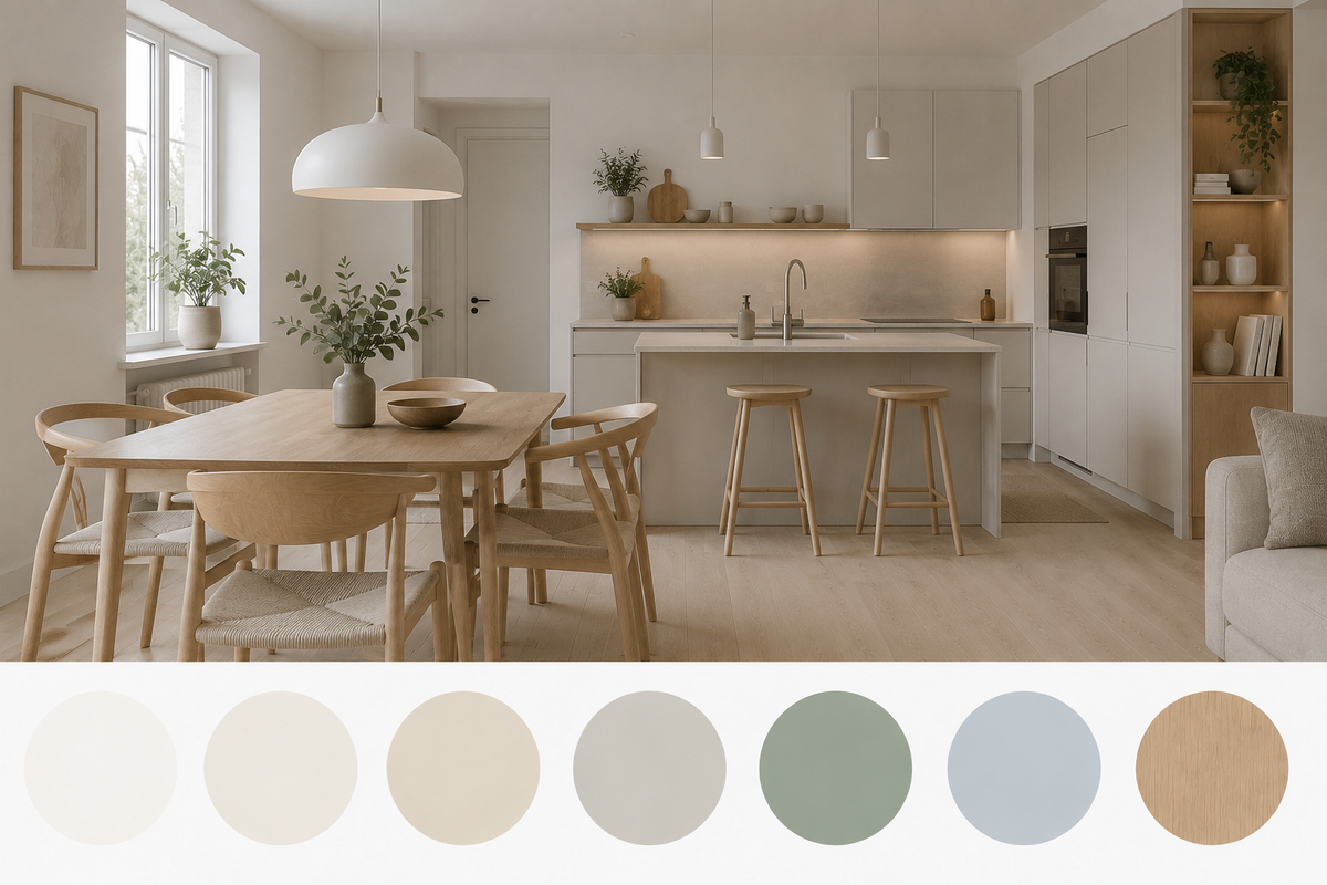 Scandinavian Interior Design colors