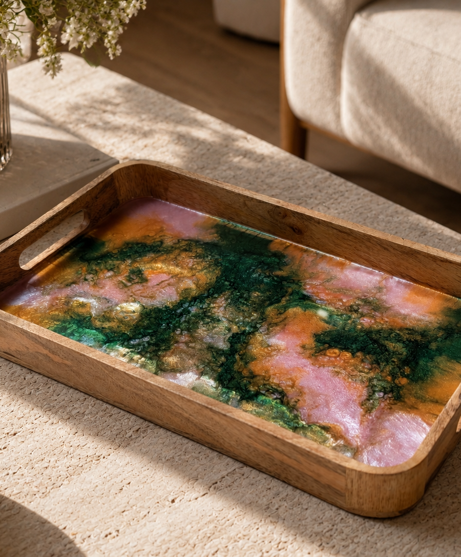 Biomorphic tray no. 07