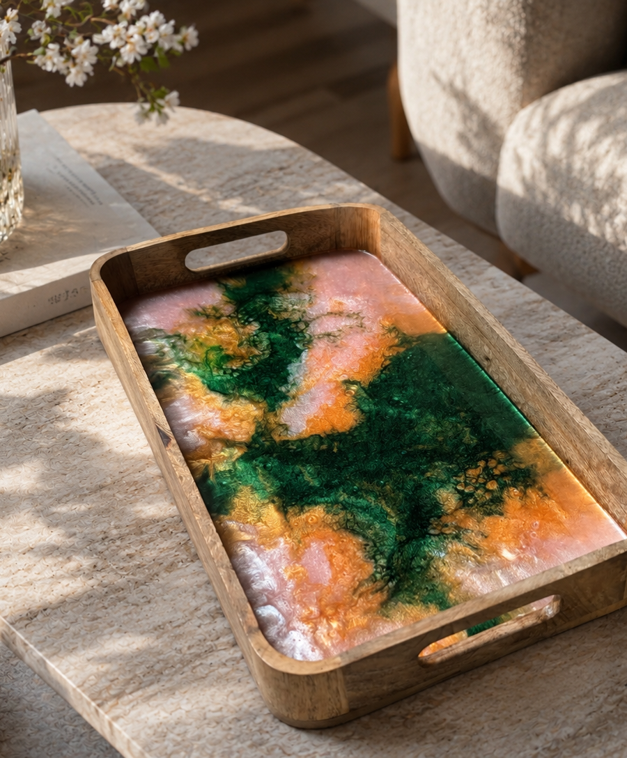 Biomorphic tray no. 08